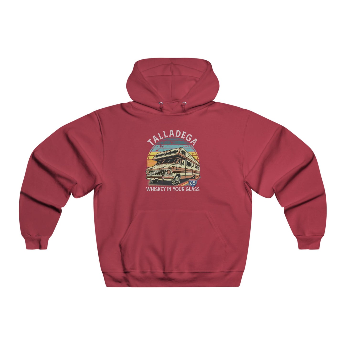 Talladega Whiskey Hooded Sweatshirt - Classic Racing Style