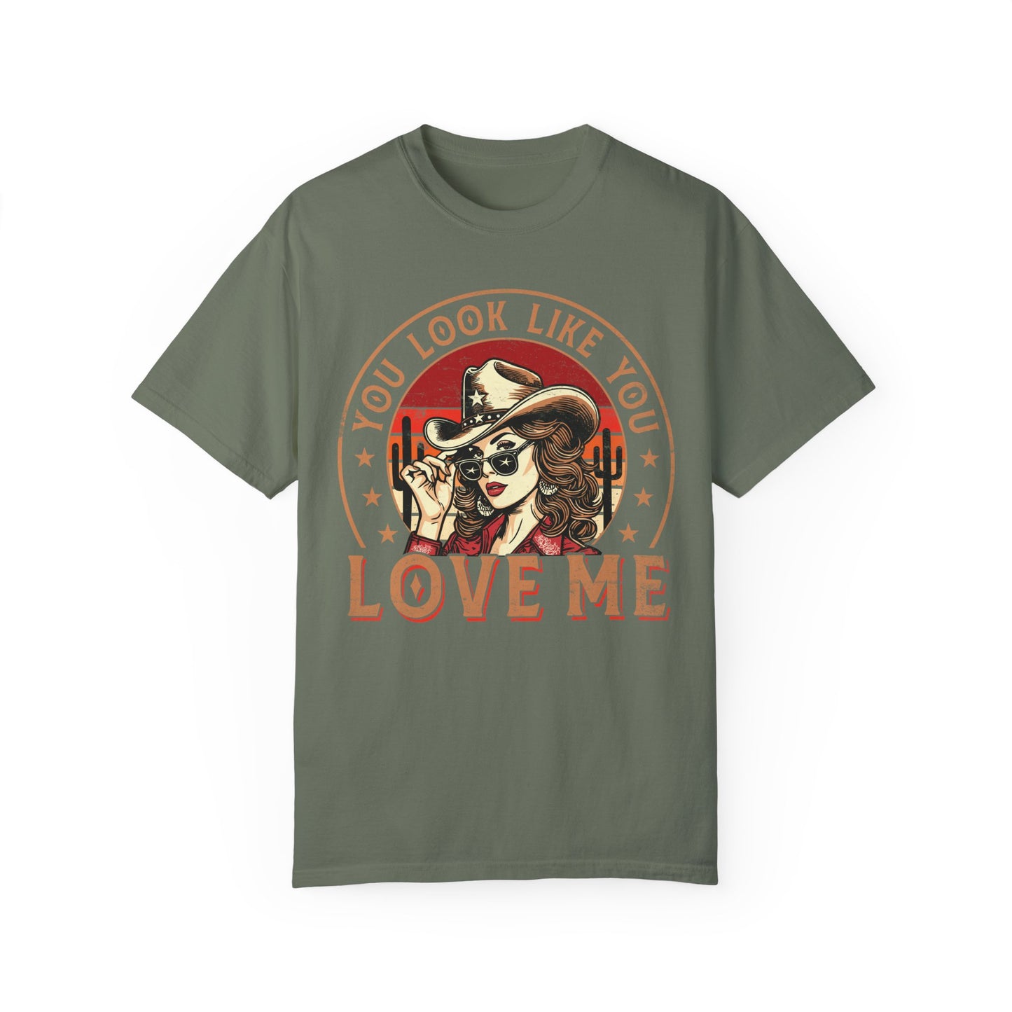 Vintage Look You Love Me T-shirt - Unisex Garment-Dyed Tee