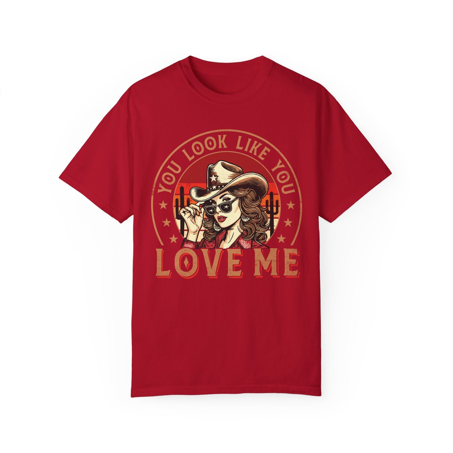 Vintage Look You Love Me T-shirt - Unisex Garment-Dyed Tee